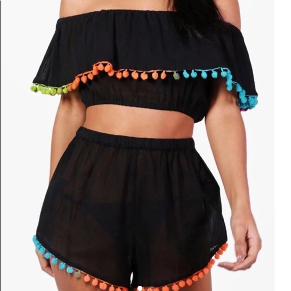 Boohoo Pants - Multicolor two piece short set